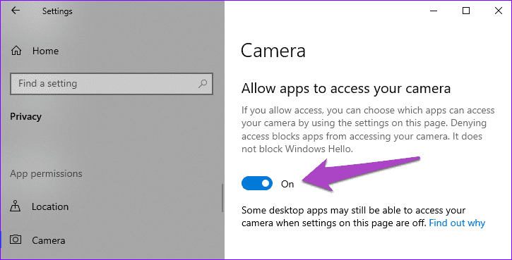 Исправить неработающую камеру windows 10 pc 04