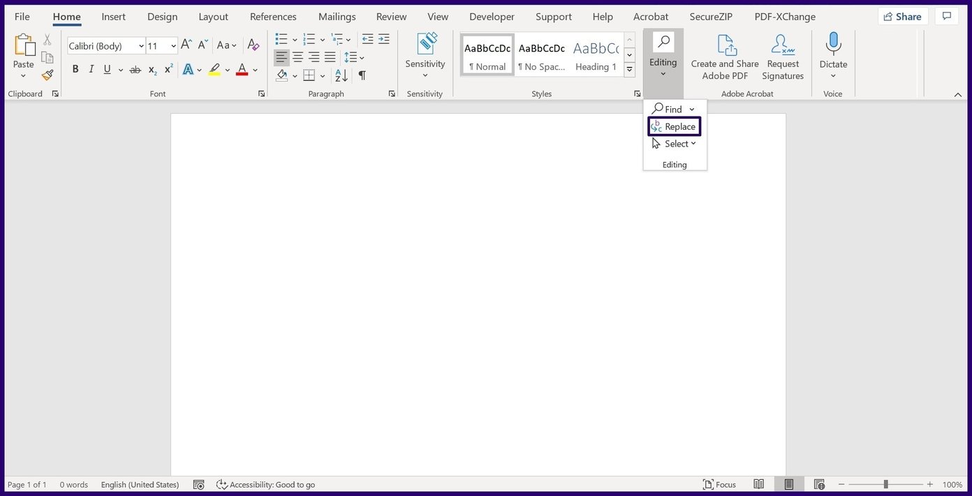 Как использовать поиск и замену в Microsoft Word шаг 14