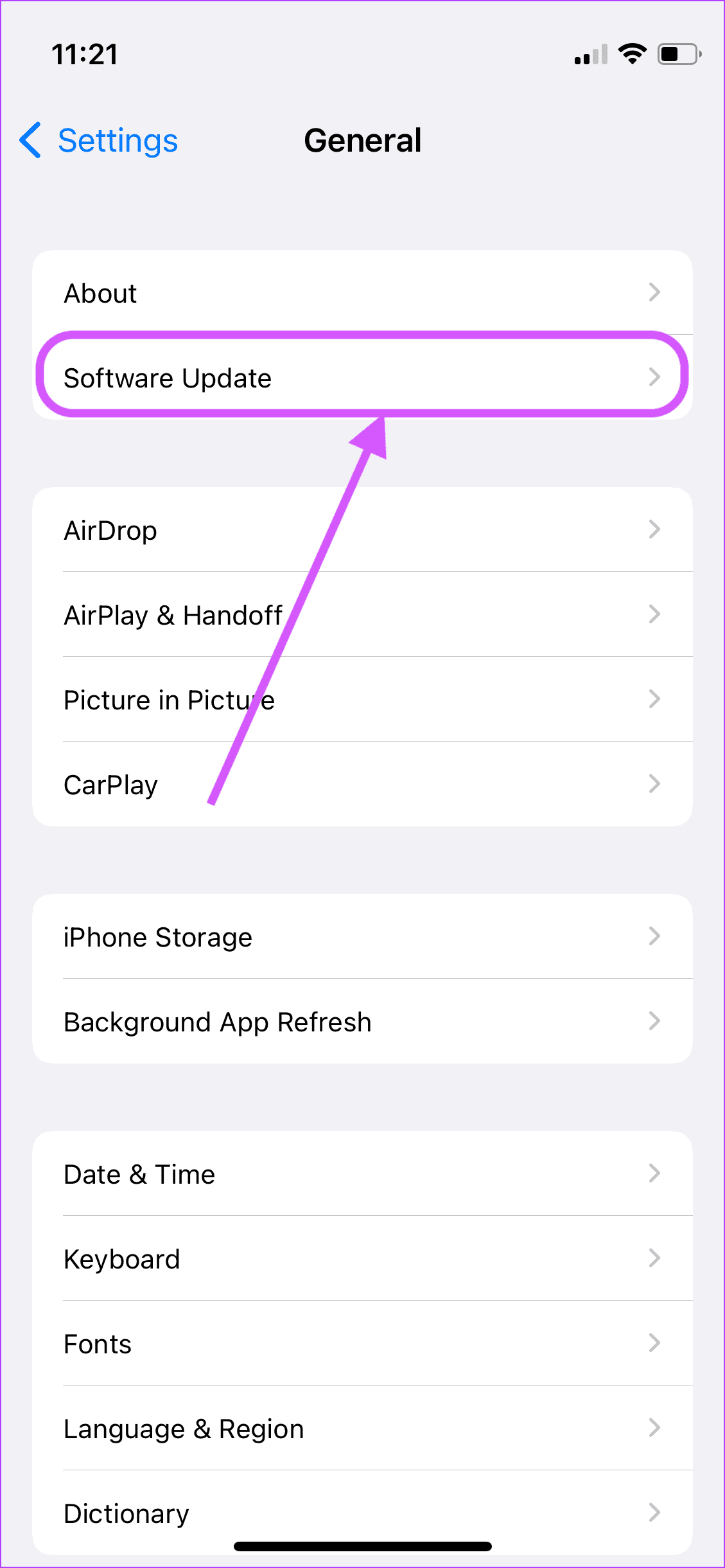 3. Обновите iPhone и Mac до последней прошивки 2