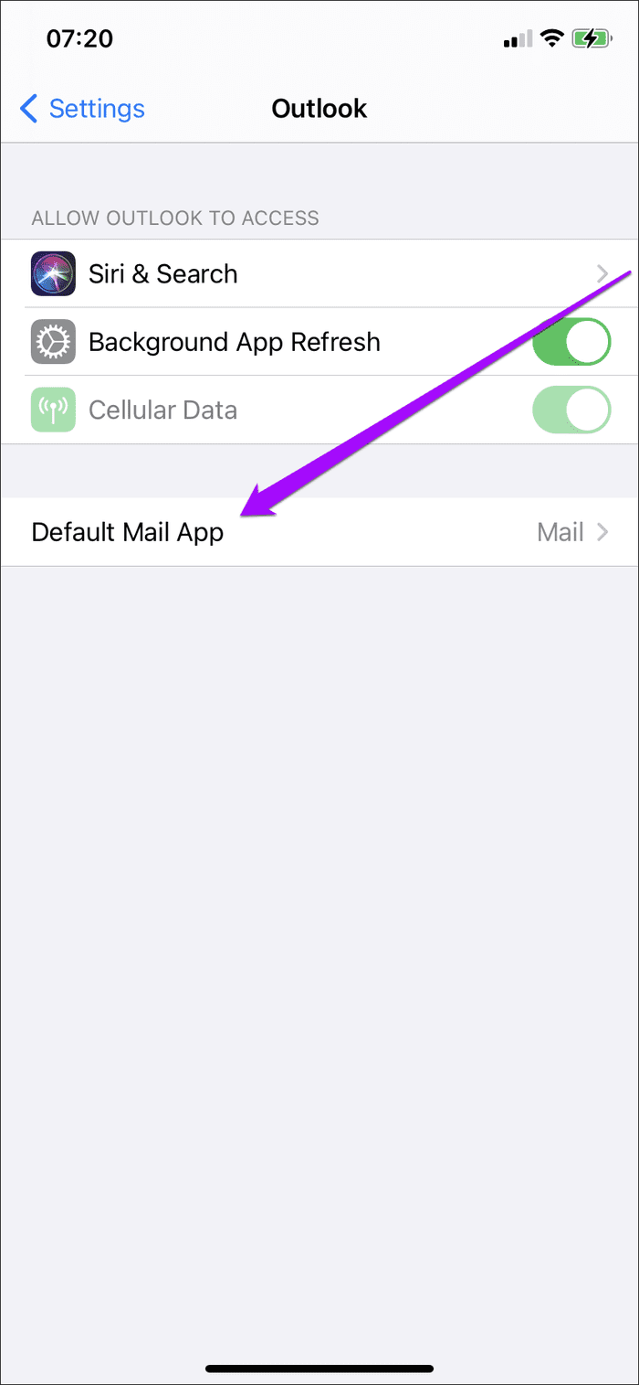 Изменить почтовый клиент по умолчанию Iphone 6