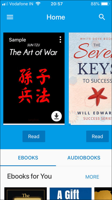 Играть в книги против ibooks 2