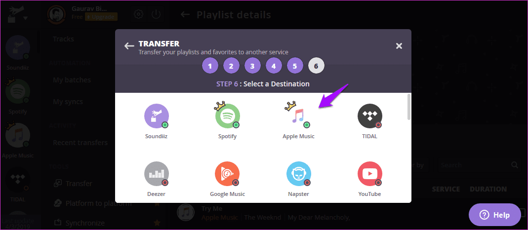 Перенос плейлиста из Spotify в Apple Music 10