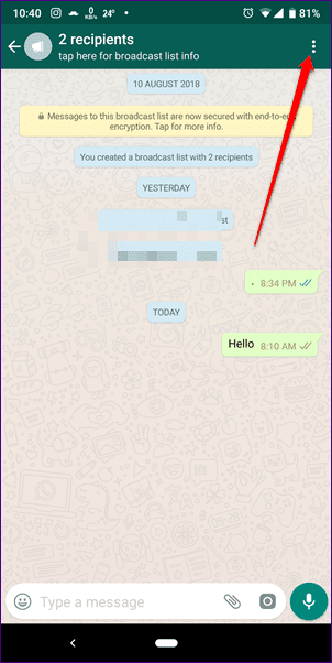 Советы по трансляциям WhatsApp 5