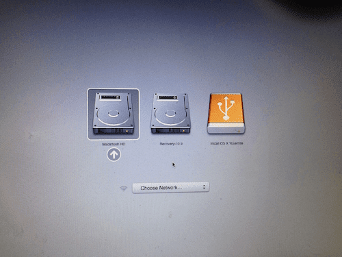 Установочный диск Yosemite