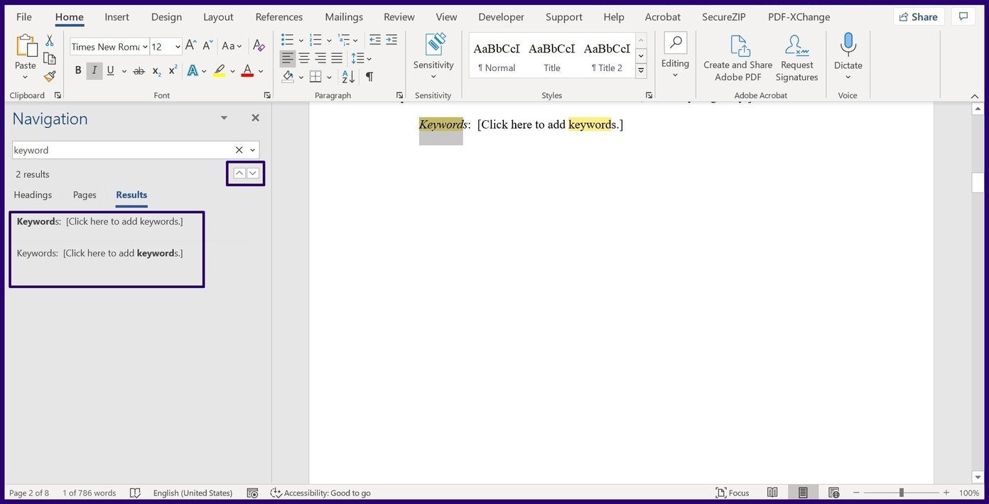 Как использовать поиск и замену в Microsoft Word, шаг 5