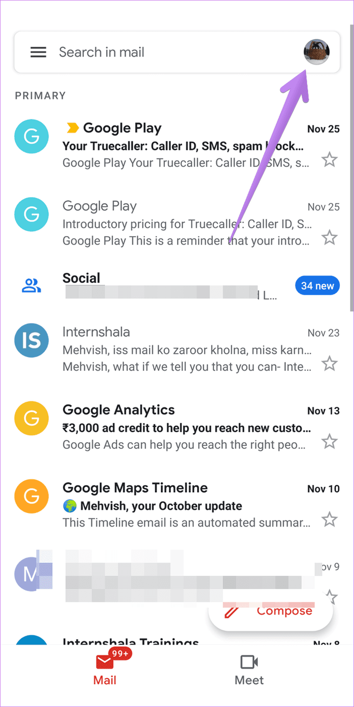 Выйти из gmail android iphone ipad 2