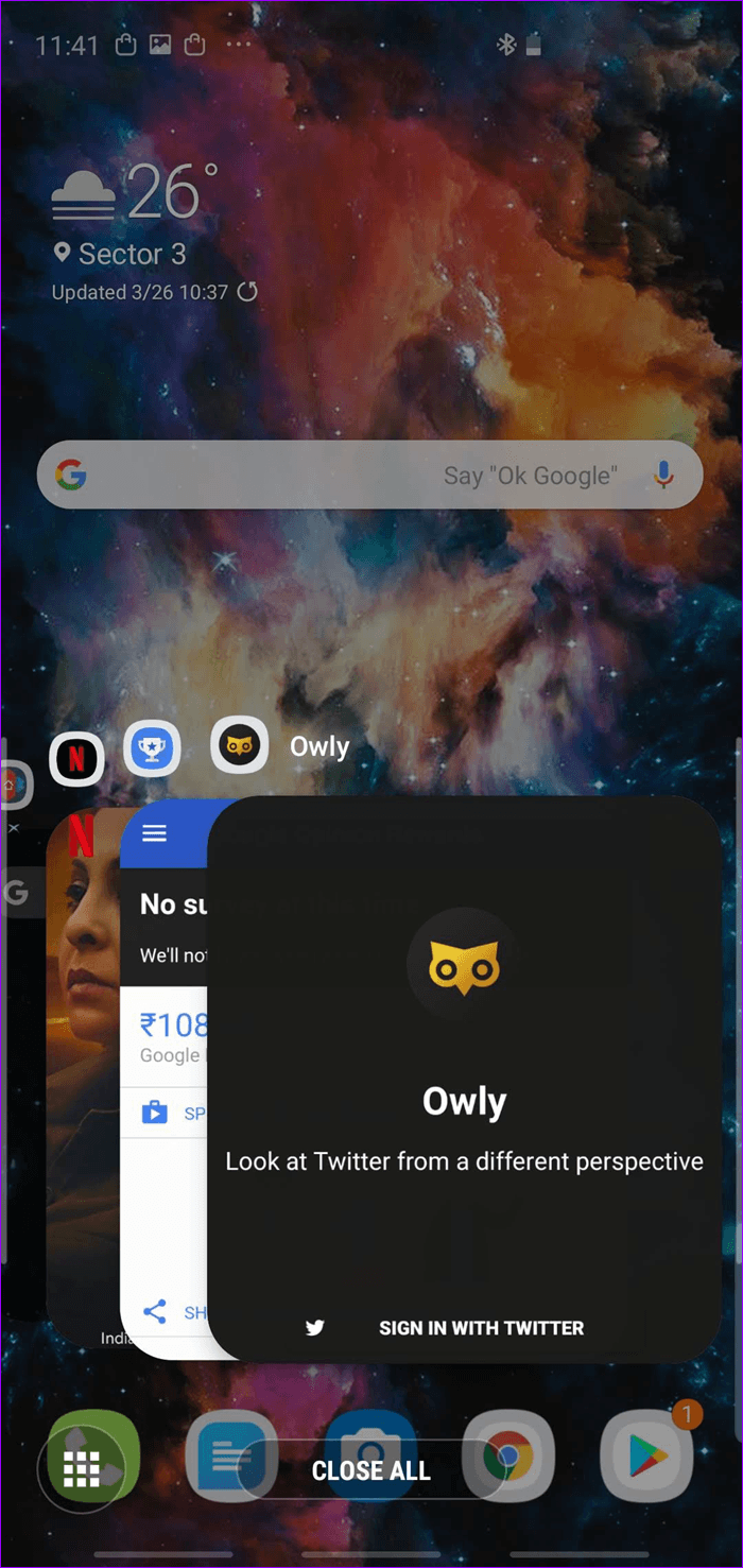 Galaxy S10 S10 Plus Трюки в режиме одной руки 6