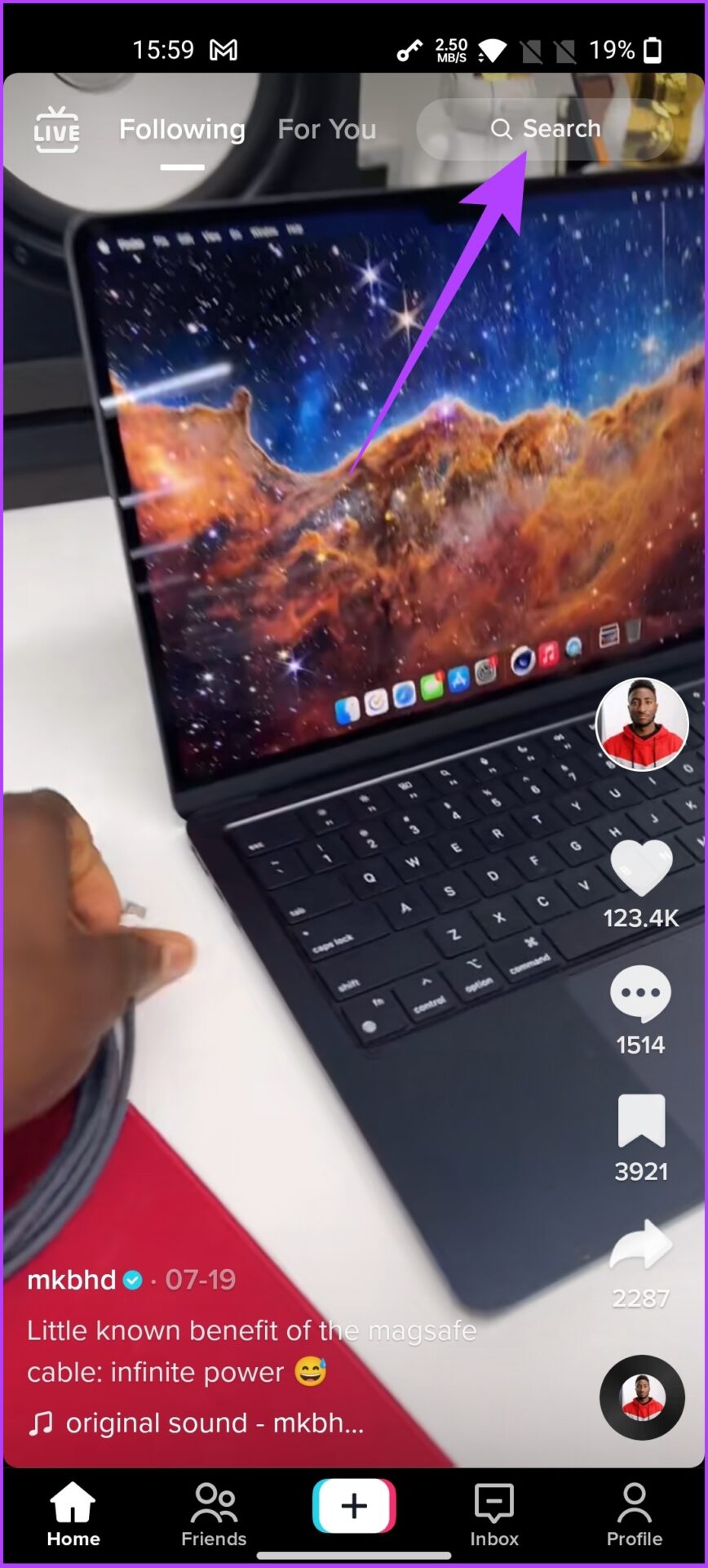 Перейти к поиску в TikTok