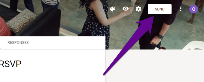 Создать форму Rsvp в Google Forms