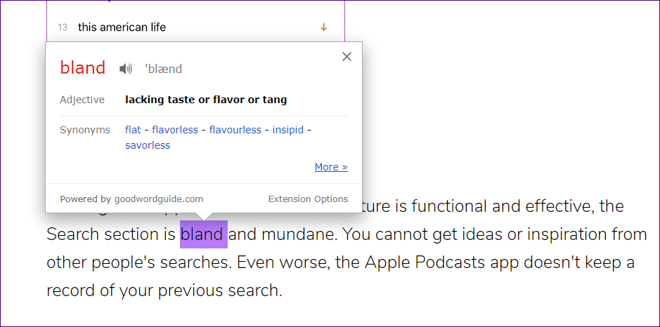 Лучшие расширения словаря Chrome 4