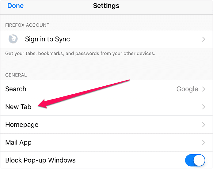 Удалить лучшие сайты и основные моменты Firefox 11