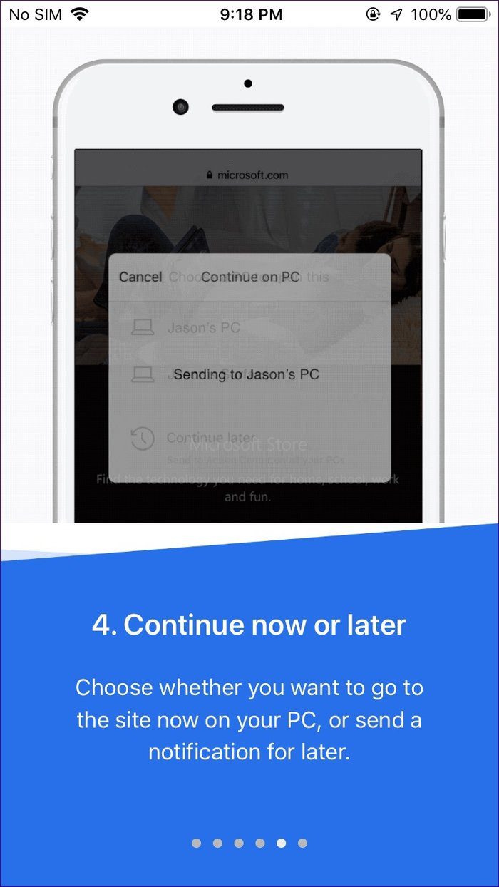 Свяжите Iphone с приложением Microsoft Your Phone 8