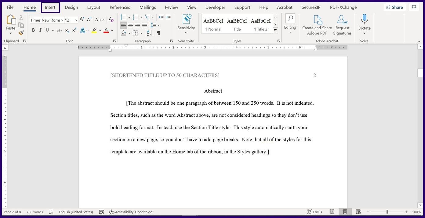 Как объединить документы Microsoft Word, шаг 3