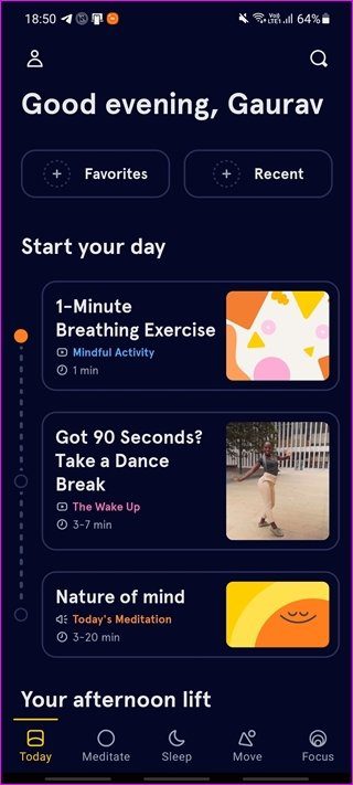 Сравнение Headspace и пробуждения 1