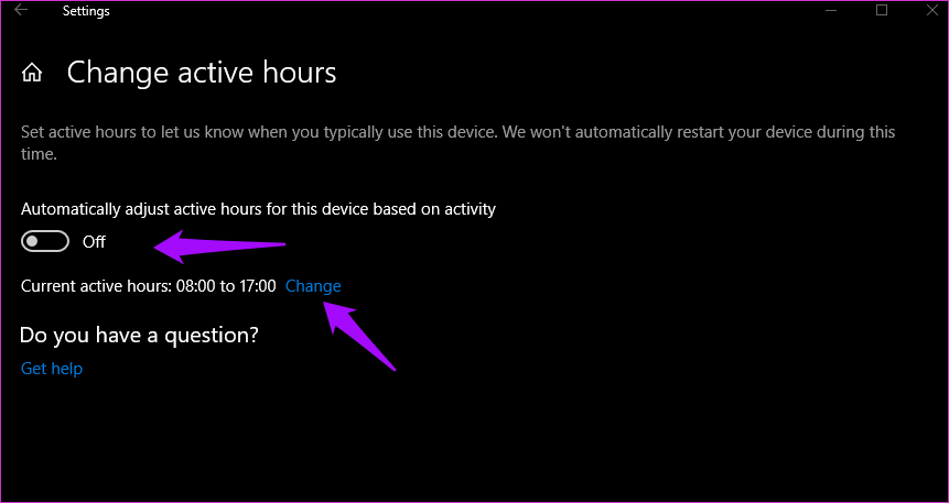 Отключить автоматическую перезагрузку в Windows 10 4