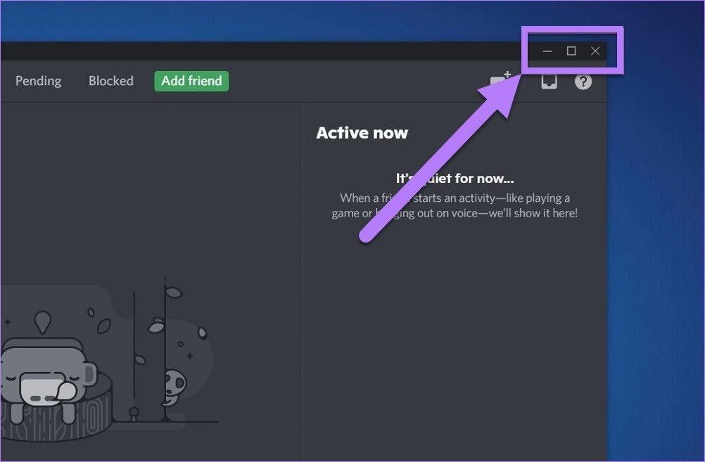 Полноэкранное управление Discord