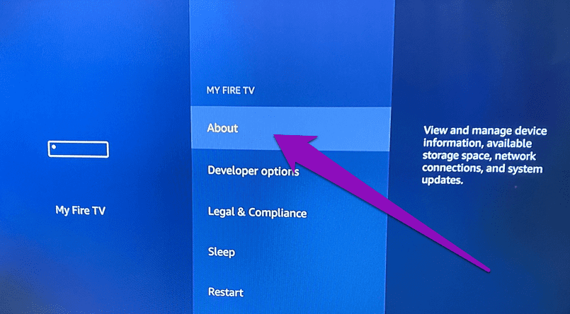 Исправить неработающее меню Fire TV Stick 07