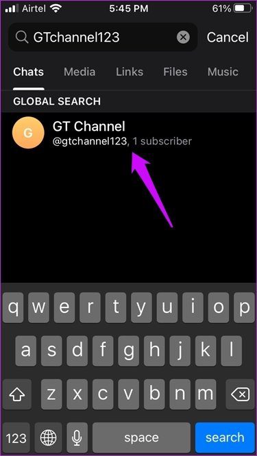 Как найти и присоединиться к группам и каналам Telegram 10