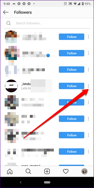 Настройки конфиденциальности в Instagram 4A