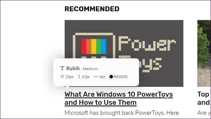 Расширения Chrome идентифицируют шрифты 6