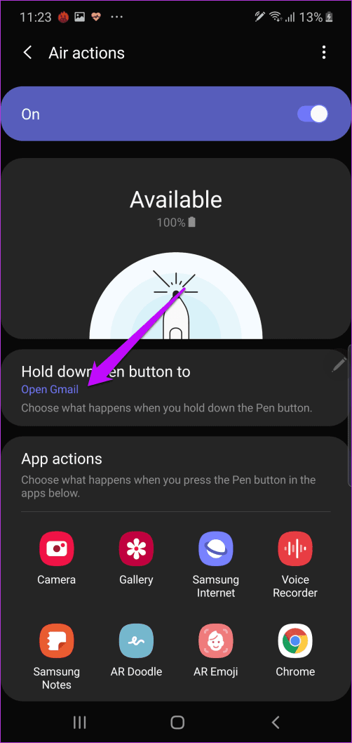 Samsung Galaxy Note 10 S Pen Особенности и настройка 12