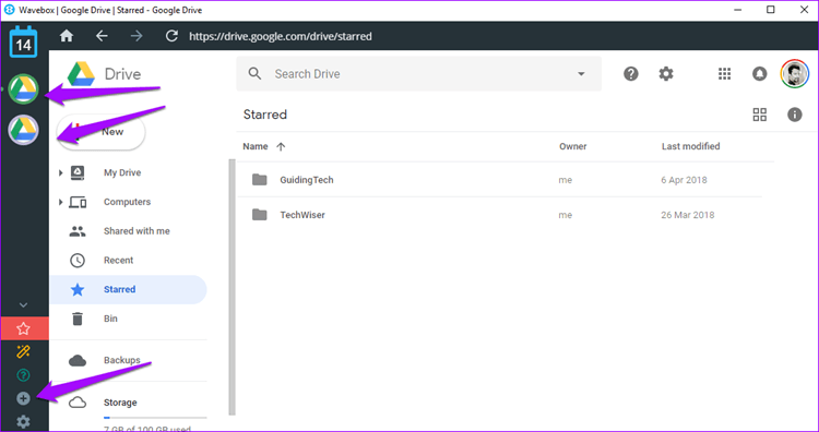 Используйте несколько учетных записей Dropbox и Google Drive на одном компьютере 4
