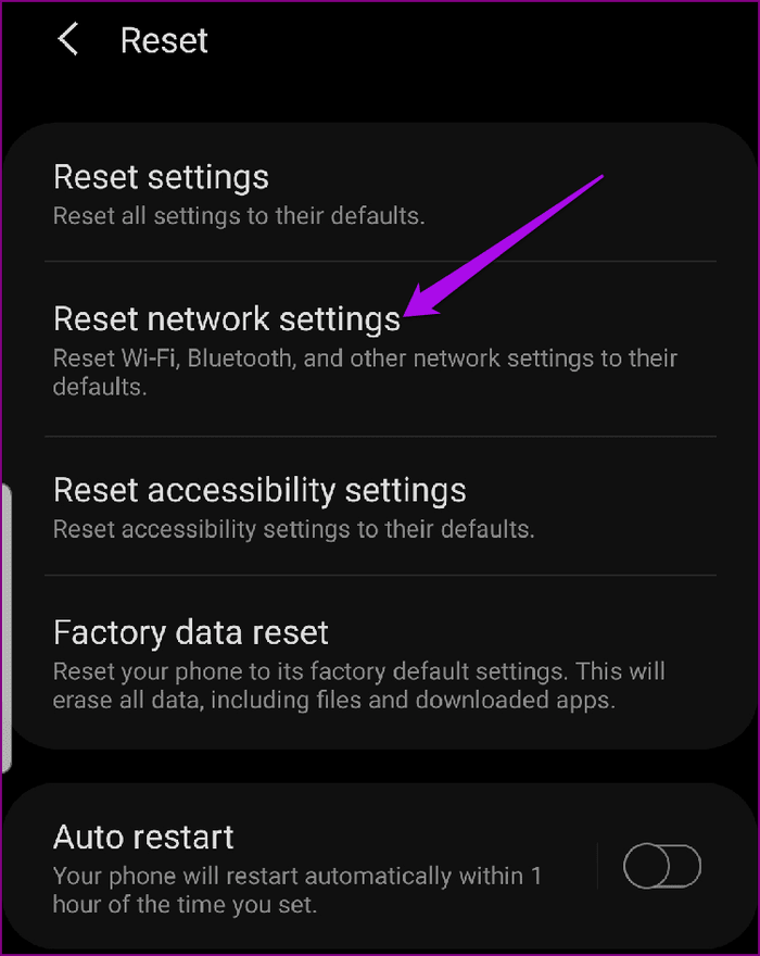 Ноутбук Windows не подключается Настройки точки доступа Android Общее управление Сбросить настройки сети