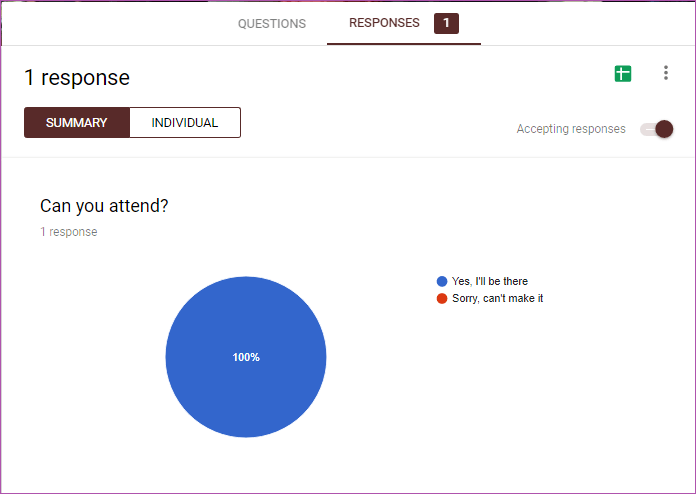 Создать форму Rsvp в Google Forms 10