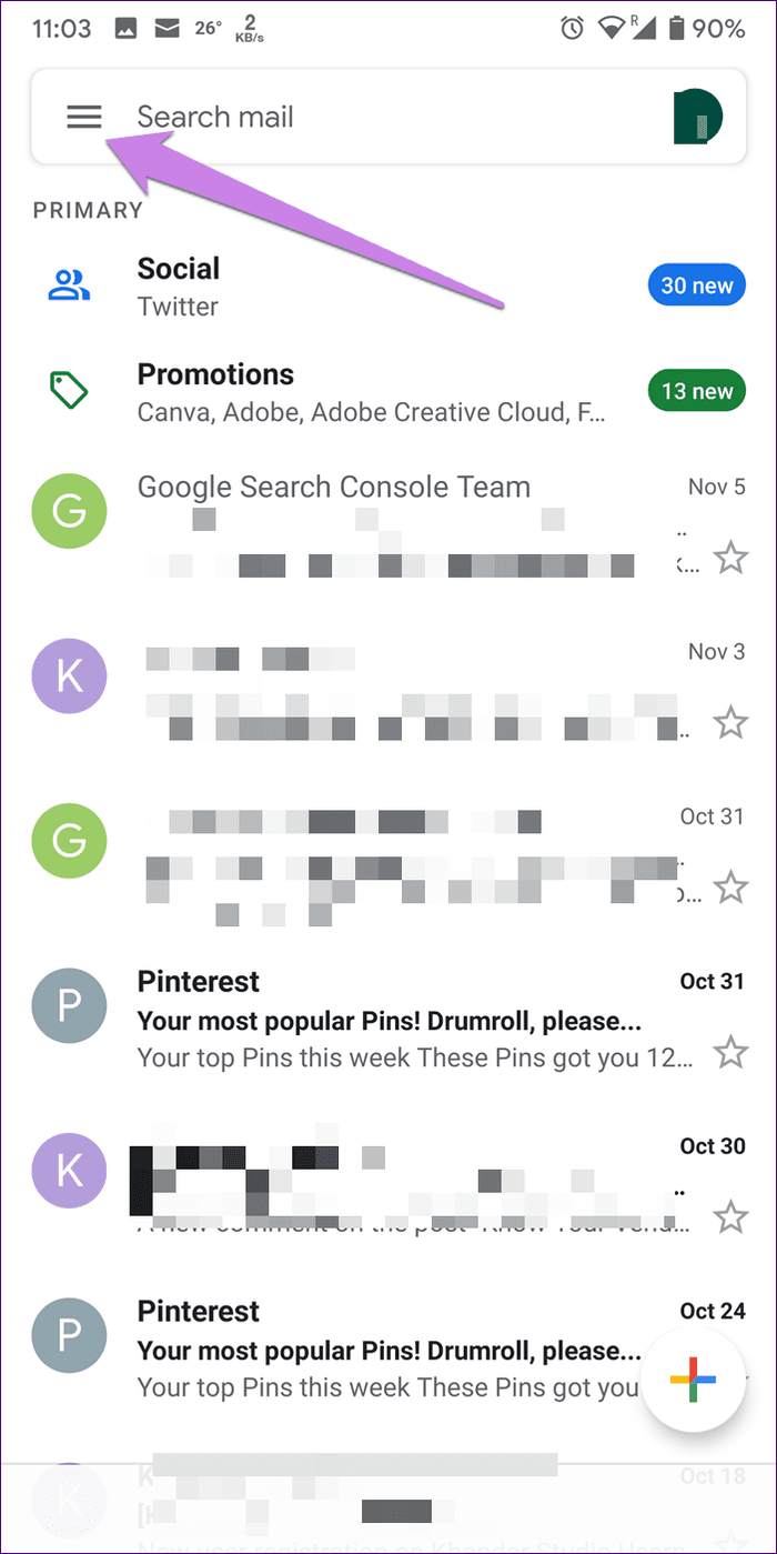 Темный режим не работает в Gmail и Google Apps 7