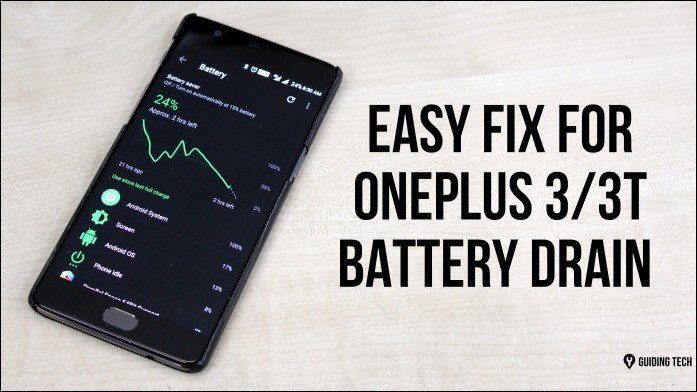 Разряд батареи One Plus 3 1