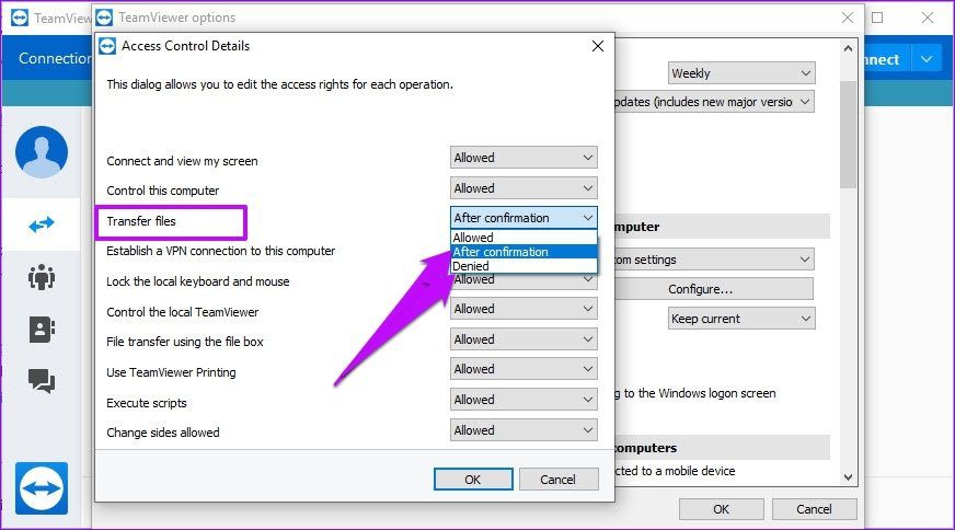 Как отключить и заблокировать передачу файлов в Teamviewer