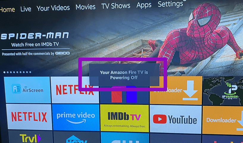 Исправить неработающее меню Fire TV Stick