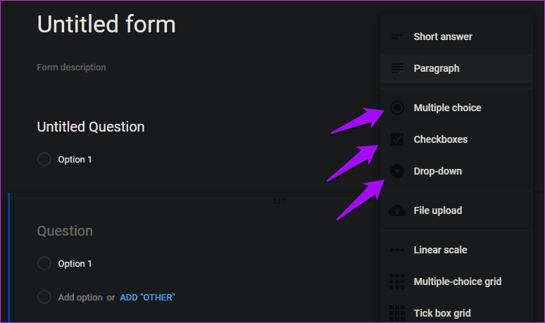 Форма Google против Jotform 5
