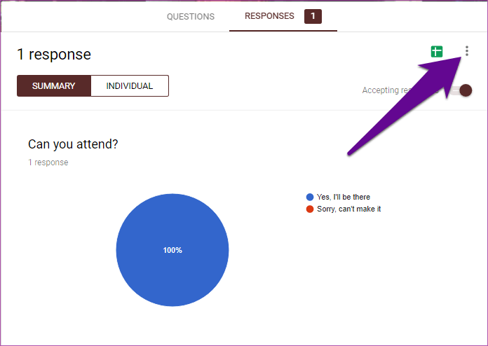Создать форму Rsvp в Google Forms 11