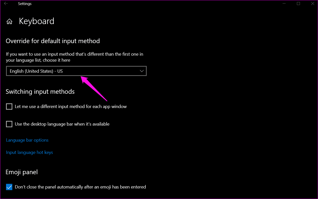 Как изменить язык системы в Windows 10 7