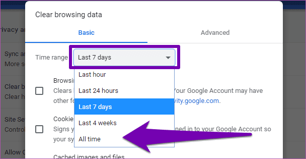 Исправьте ваши часы впереди ошибки google chrome 05