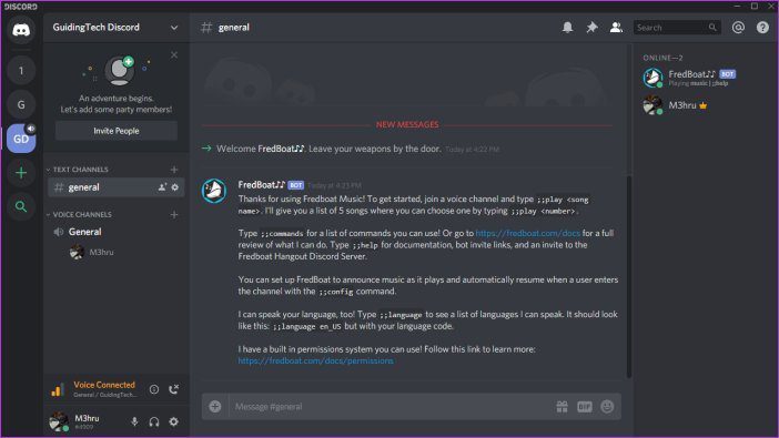 Лучшие музыкальные боты Discord 10
