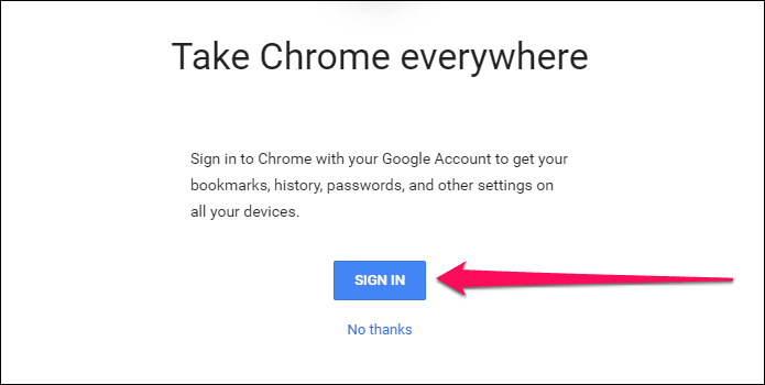 Исправление проблемы со входом в Chrome 10