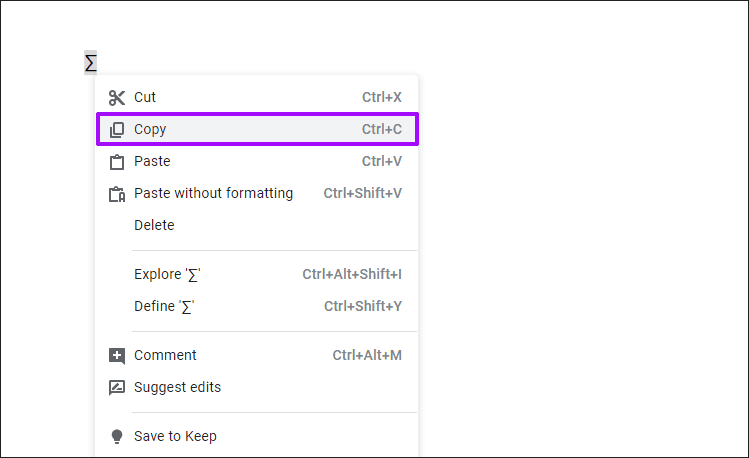 Вставка специальных символов в Google Docs 5