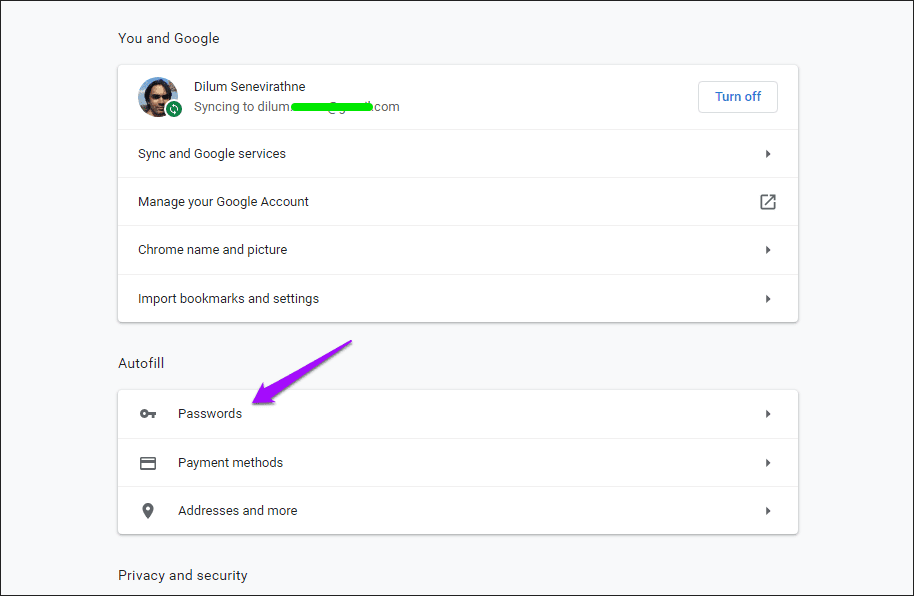 Импорт пароля CSV для Chrome 6