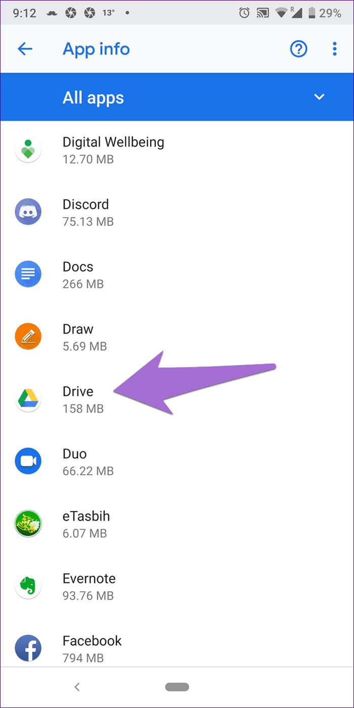 Ошибка загрузки Google Диска 2