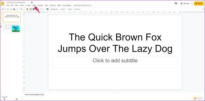 Добавить анимацию в Google Slides 12