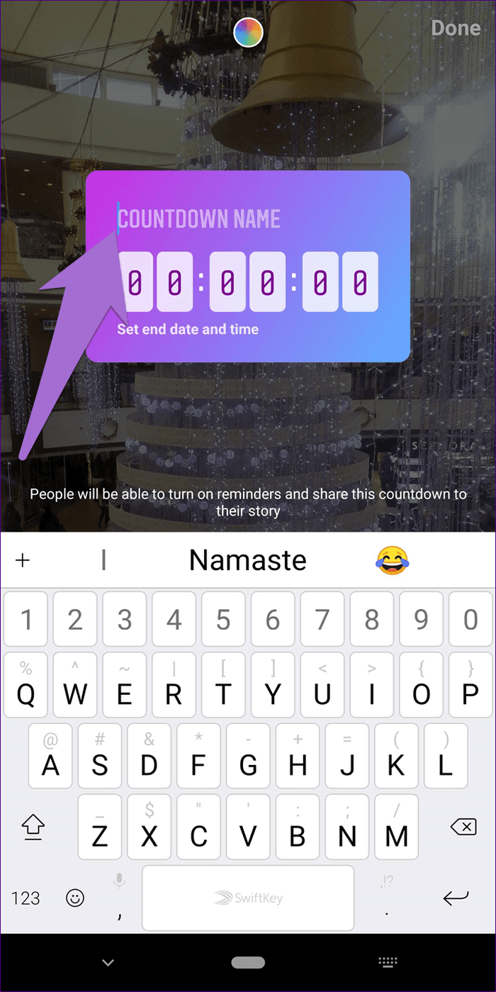 Руководство по стикерам обратного отсчета в Instagram 4