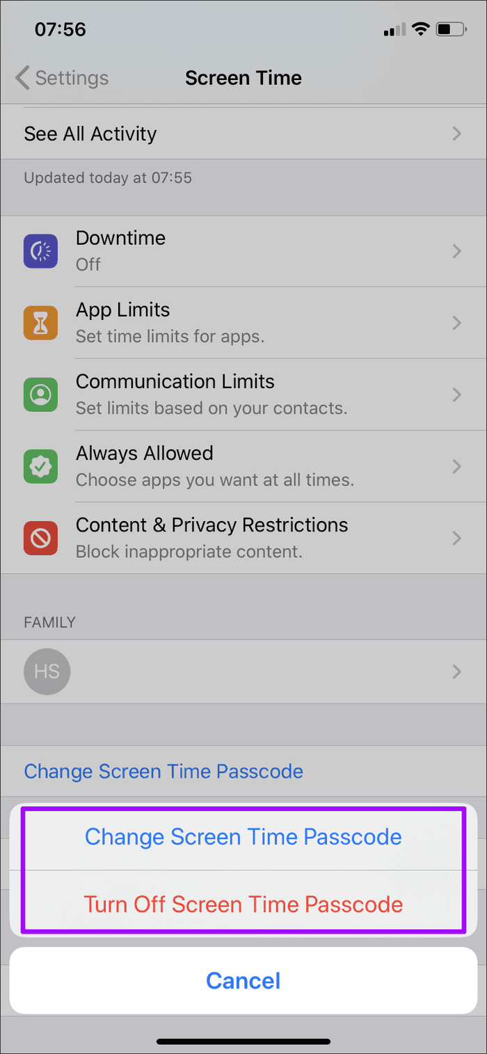 Удалить код сброса времени Screem Iphone Ipad Mac 3