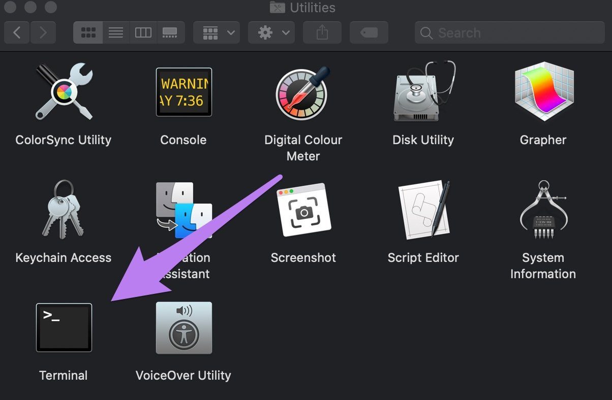 Исправить отсутствующие значки на рабочем столе Mac, которые не отображаются 10