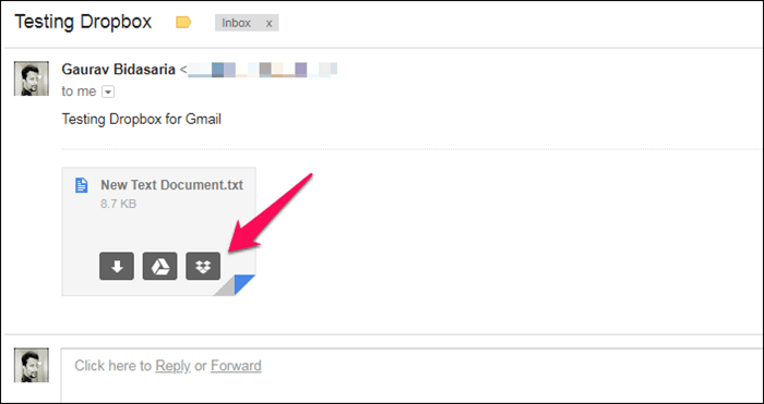 Доступ и использование Dropbox из Gmail 6