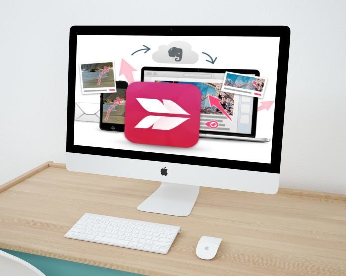 Mock Drop I Mac на деревянном столе E1463358728760
