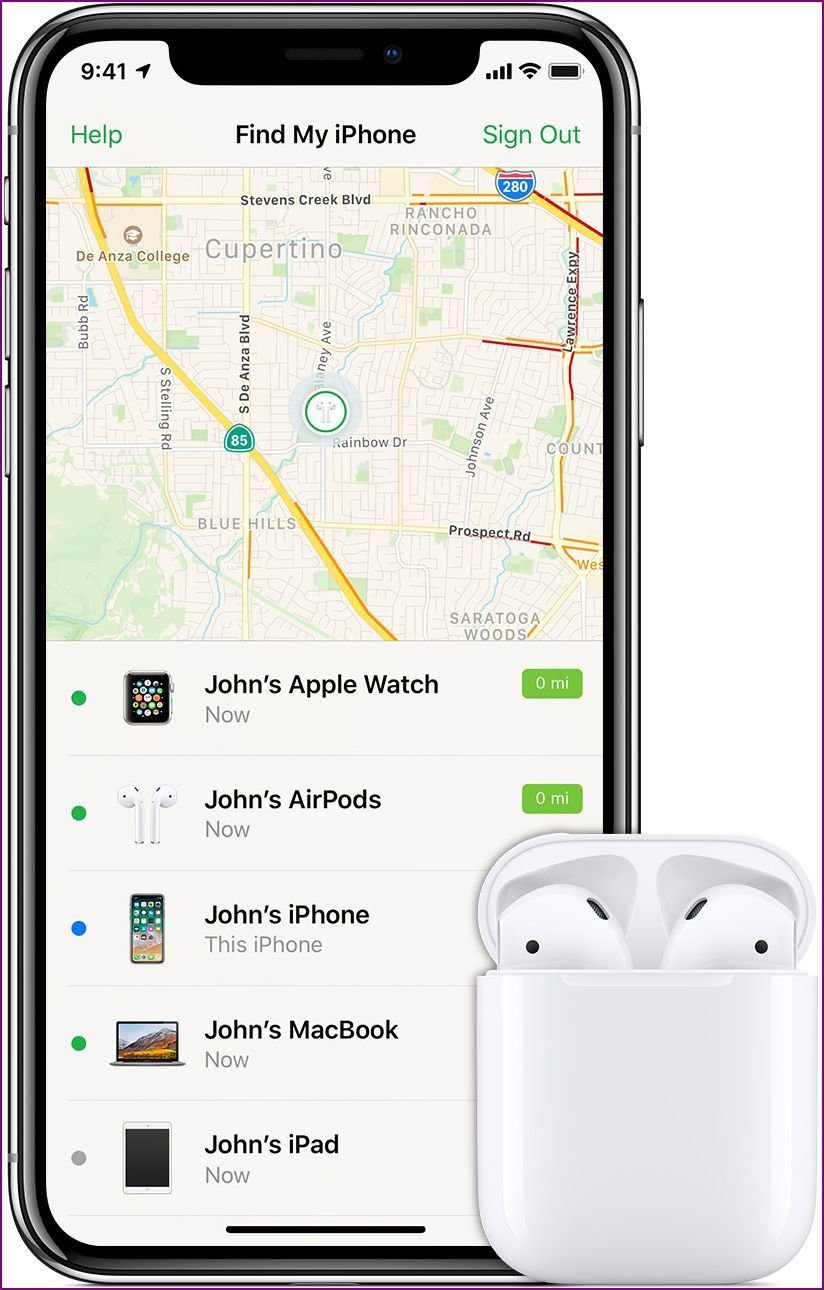 Исправить проблемы с Airpods Airpods Find Lost