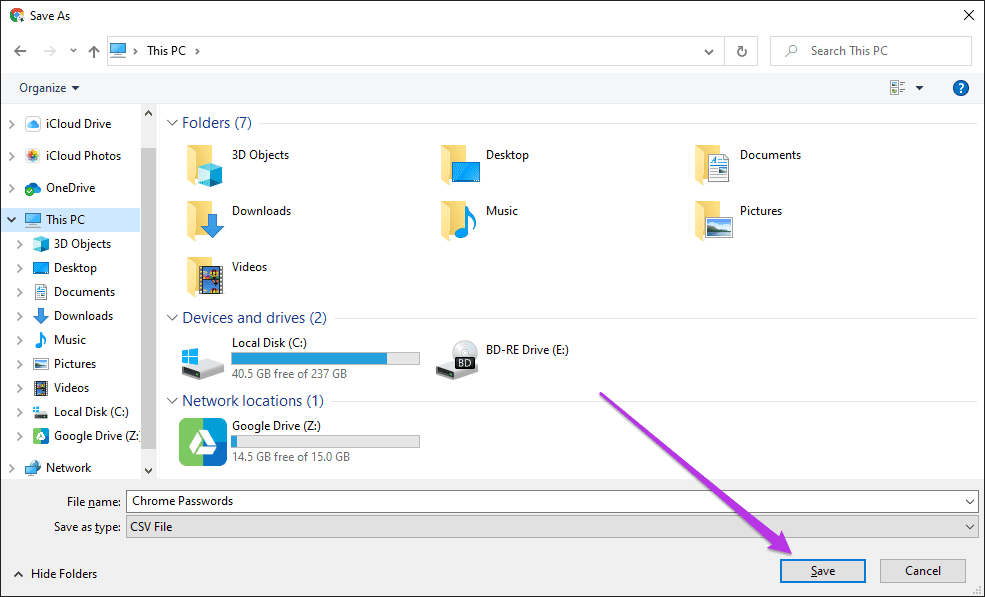 Пароли закладок Chrome Backup 14