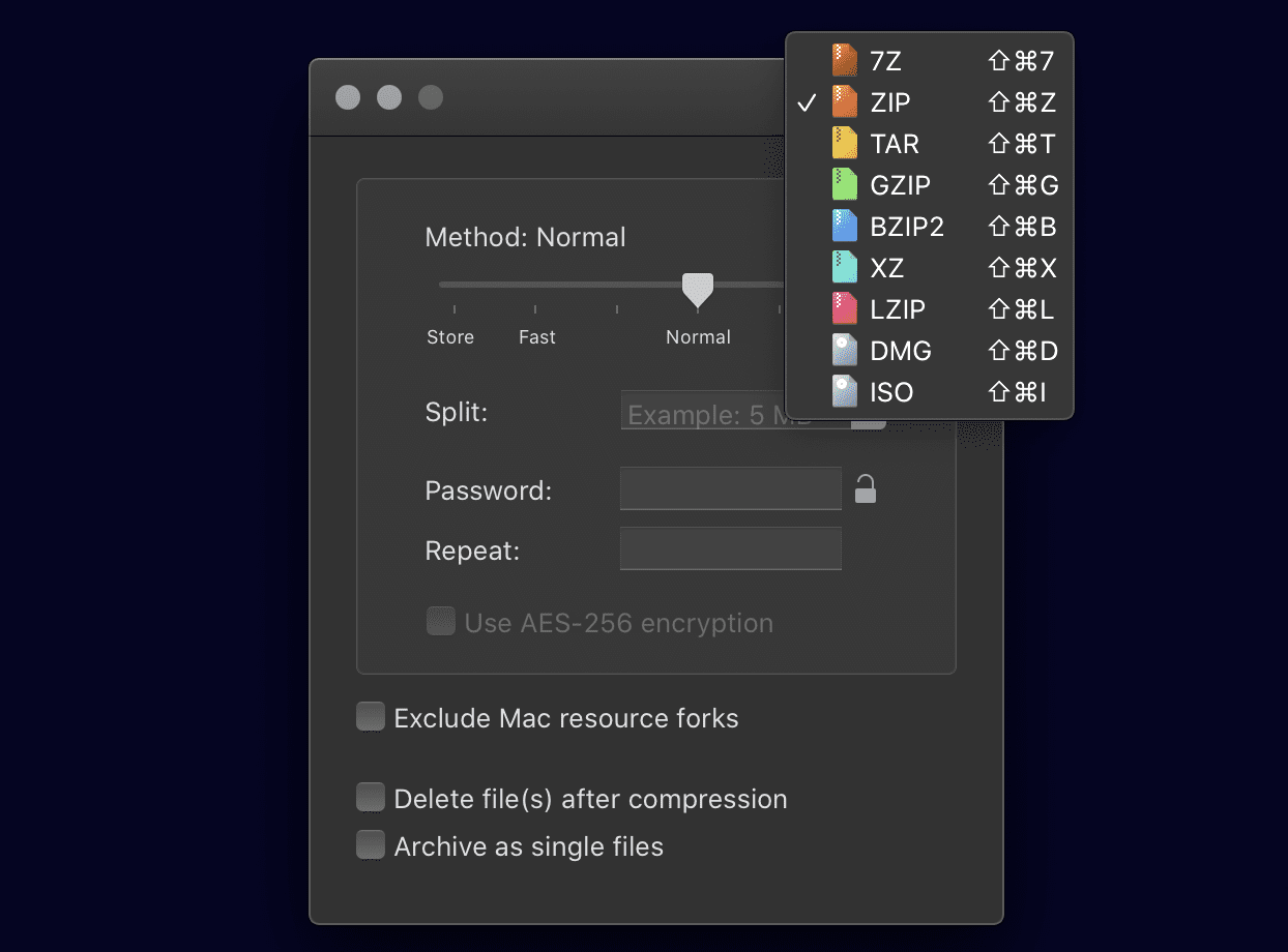 Лучшие приложения keka для macOS для архивирования, сжатия и извлечения файлов